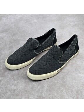 Coach Kenneth Men's Logo Slip-on Shoes